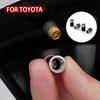 New Car Styling Wheel Tire Valve Stem Caps Cover Auto Parts For Toyota RAV4 Corolla Camry Frontier Supra C-HR Hilux Tacoma Prado