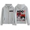 World Tour Hibana Harajuku Zipper Hoodies Men Women Sweatshirts Long Sleeves Casual Zip Up Jackets Coats