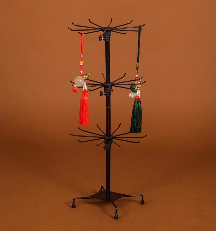 Zhiyu Three-Layer Rotating Jewelry Display Stand