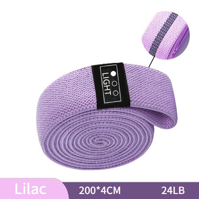 105lb Long Resistance Loop Band Kit Unisex Fitness Yoga Elastic Bands Hip Circle Thigh Squat Band Workout Gym Equipment for H Practical Use