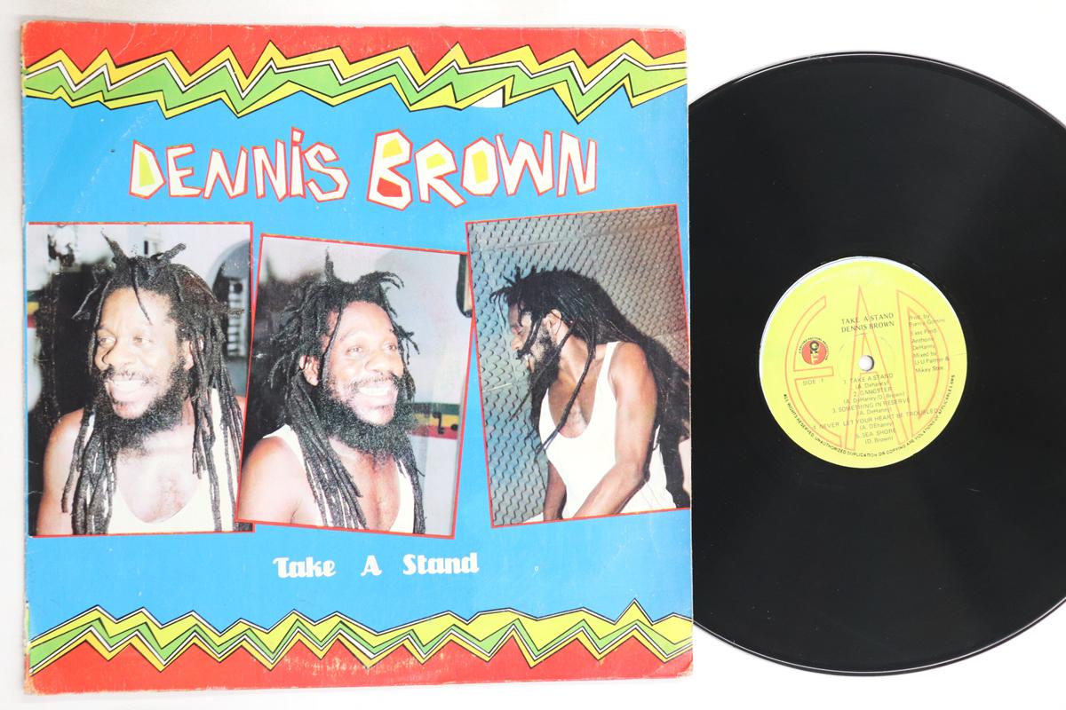 

LP Record DENNIS BROWN - Take A Stand NONE EAD RECORDS Jamaica Reggae, Ska & Dub Used