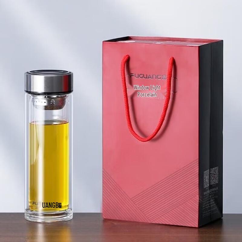 Fuguang Business Double-Layer Glass Cup