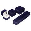Velvet Octagonal Jewelry Box for Rings, Necklaces, Bangles, and Bracelets