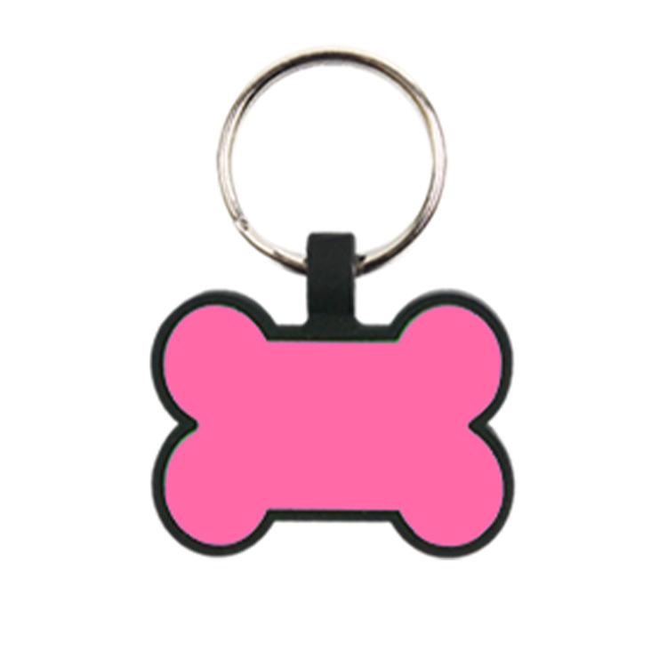 

Silicone Bone-Shaped Dog Tag & Military-Style Pendant for Pet Engraving Epoxy Model роза розовый
