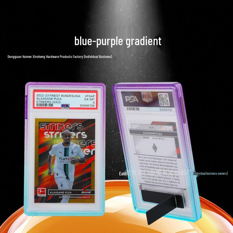 TPU Silicone Protective Case for PSA Graded Pokémon Star Collector Cards with Backplate
