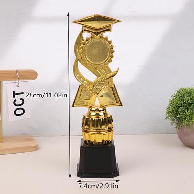 Troféu Infantil Taças de Ouro Modelo Competições Estudantis Recompensa Prêmio Taça Suprimento de Premiação Escolar Para Adulto Criança Lembrança