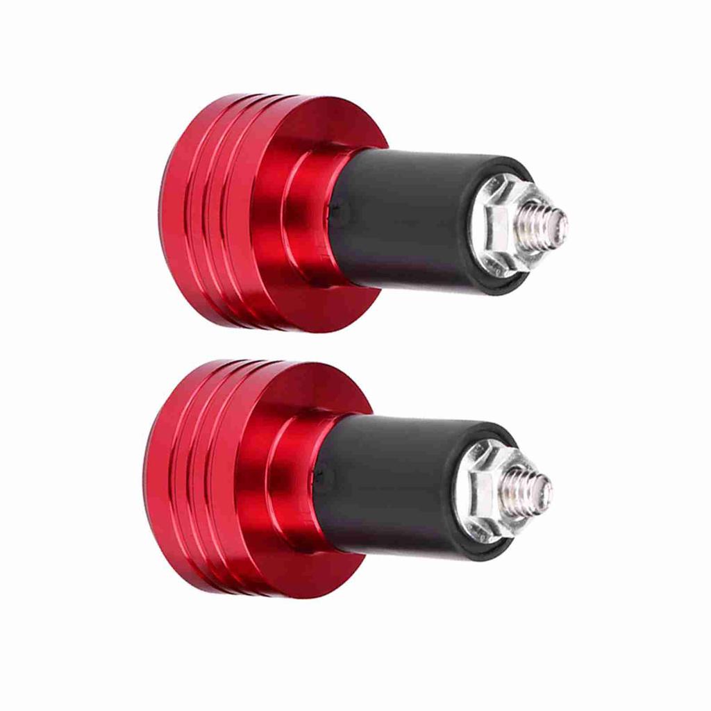 Pair of 22mm Universal Aluminum Motorcycle Grip Handlebar Ends Weight Balance Plug