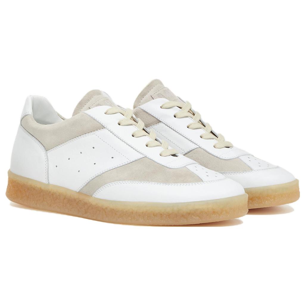 Maison Margiela MM6 White Beige Suede (Womens) Women Sneakers S59WS0212P0673T1003