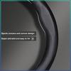 1Pcs Leather Carbon Fiber Car Steering Wheel Cover Emblem For Nissan Skyline Almera Qashqai Note Tiida Teana Juke Xtrail Nismo