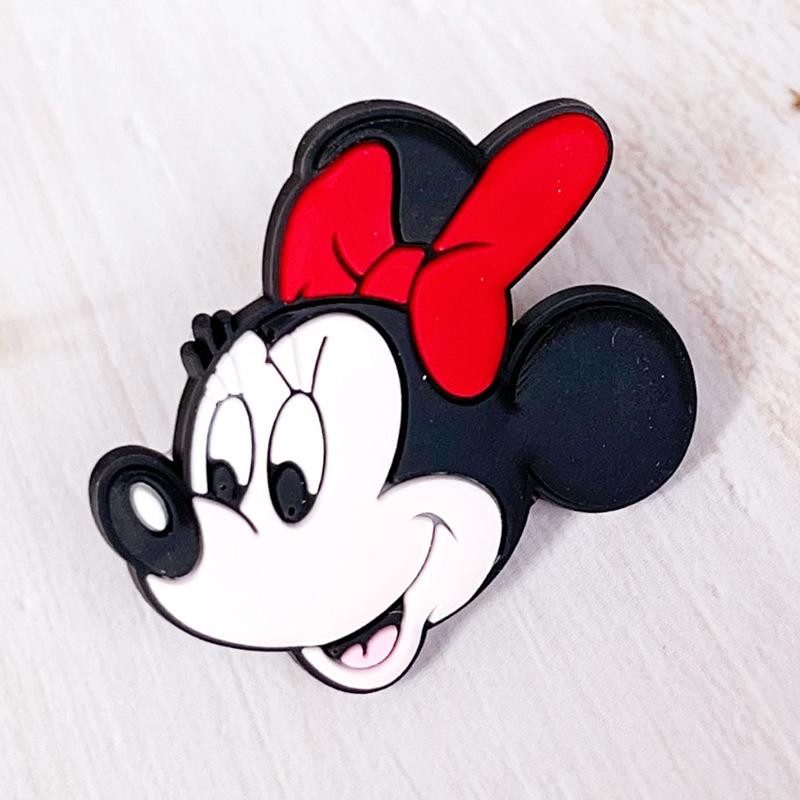 Flower DIY Shoe Buckles: Cartoon Face Decorations for Crocs & Other Hole Shoes