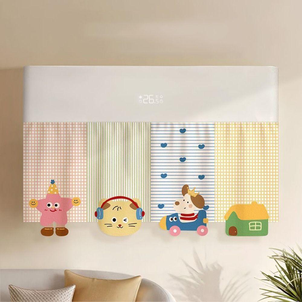 Cute Air Conditioner Guide Cover Anti-Direct Blowing Air Conditioning Baffle  Home Decor