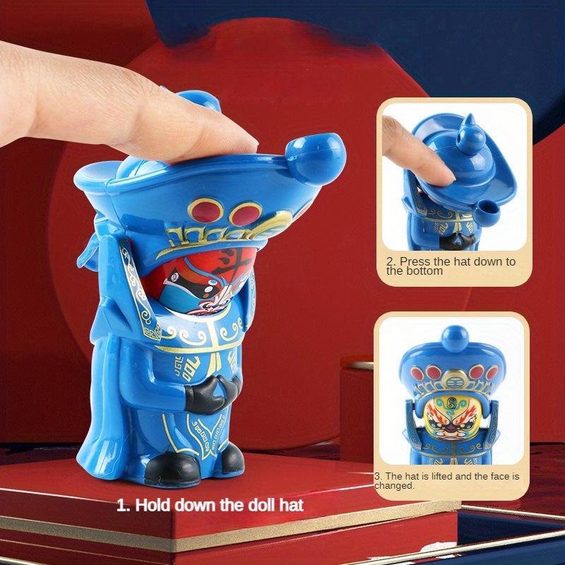 Sichuan Opera Face Changing Dolls Creative Chinese Cultural Toys for Boy Girl Souvenirs Decorations with Design