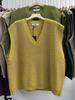 Xiao Wang's 19364 Spring Korean Plus Size V-Neck Casual Loose Knit Sweater Vest
