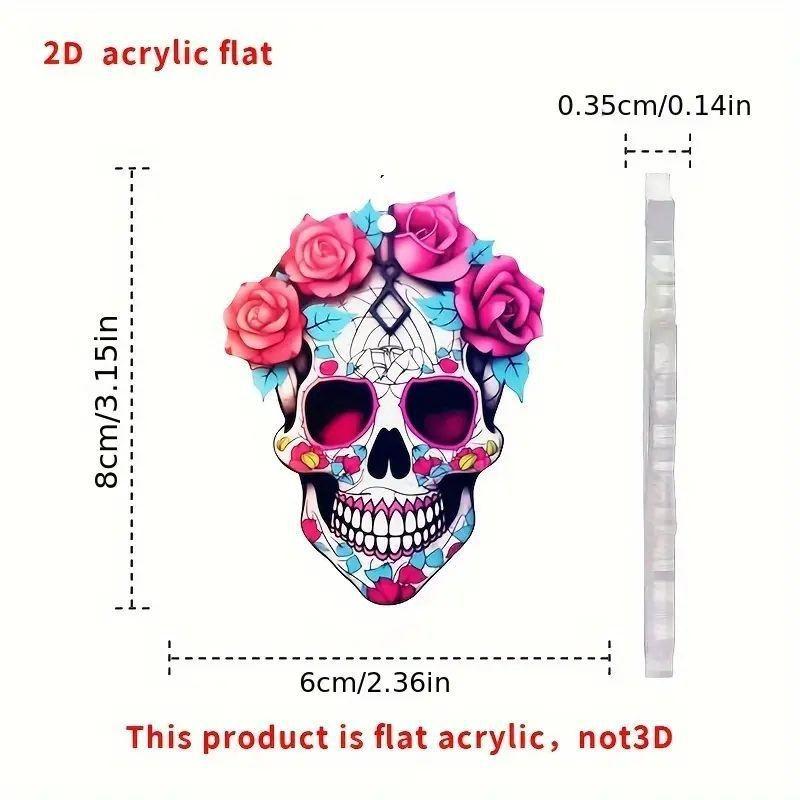 Acrylic Fun Car Pendant Decorative Cartoon Keychain Accessory For Eyecatching Vehicle Decor