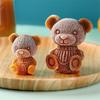 Bear Silicone Ice Cube Mold Food Grade Odourless Cartoon Whiskey Wine Drink Coffee Ice Cream Mould Kitchen Tool