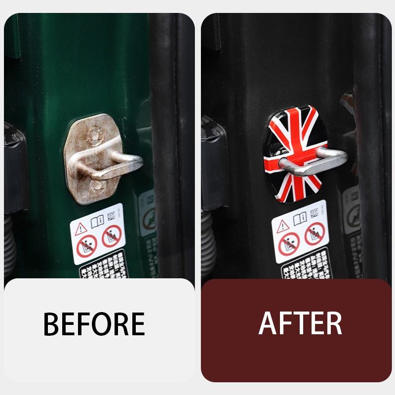 Dörrlås Skyddande Spänne Skyddsfodral För Mini Cooper F65 F66 F56 F55 F67 ABS Bil Styling Tillbehör Vattentät Rostskydd