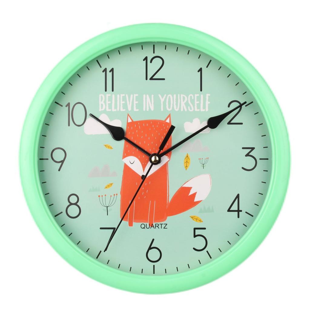 Silent Creative Wall Clock Cartoon Clock Cute Simple Home Living Room Children's Room Quartz Clock Bedroom Wall Table