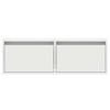 TV Cabinet with LED Lights White 75 x 35.5 x 25 cm