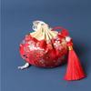 Decoration Flower Pattern Chinese Style Storage Bag Empty Sachet Women Jewelry Bag Purse Pouch