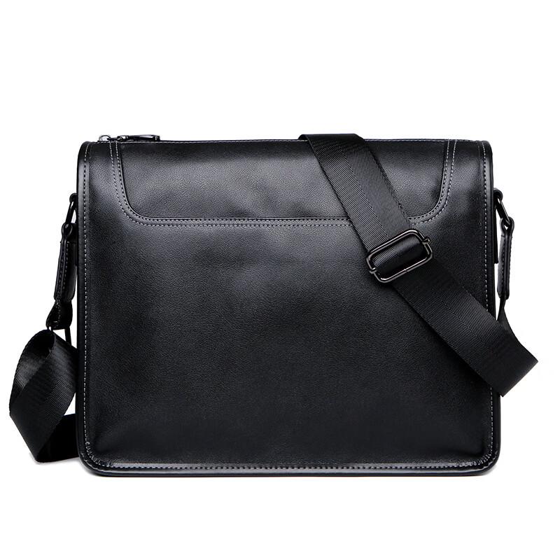 Li Shen Men's Genuine Leather Crossbody Bag