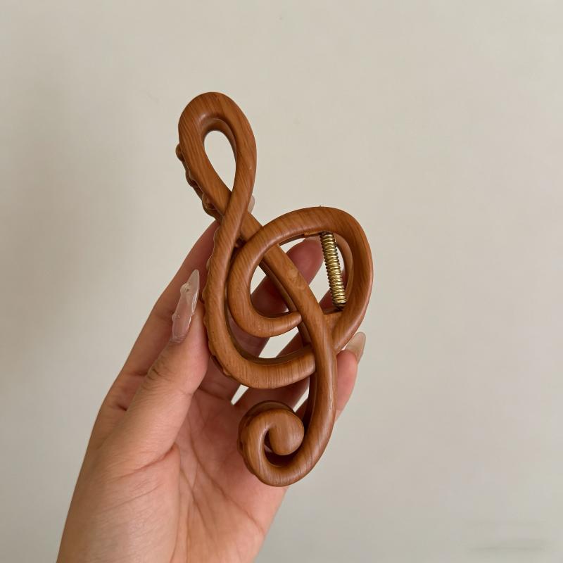 Creativity Musical Note Shape Hair Claw Clips Sweet Style Minimalist Shark Clip Headwear Hairpins Hair Accessories Gift