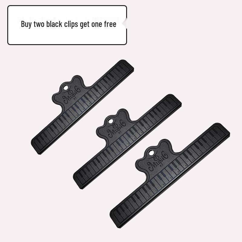 Piano & Guitar Sheet Music Holder with Clips for Songs & Sheets