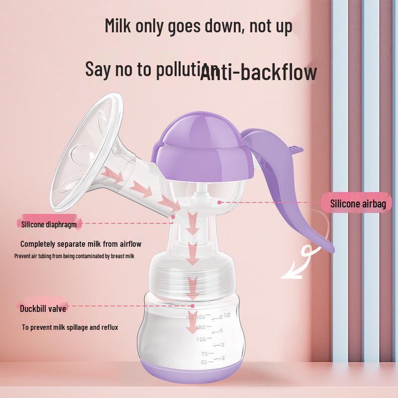 Portable High-Suction Manual Breast Pump - Ideal for Nursing Mothers