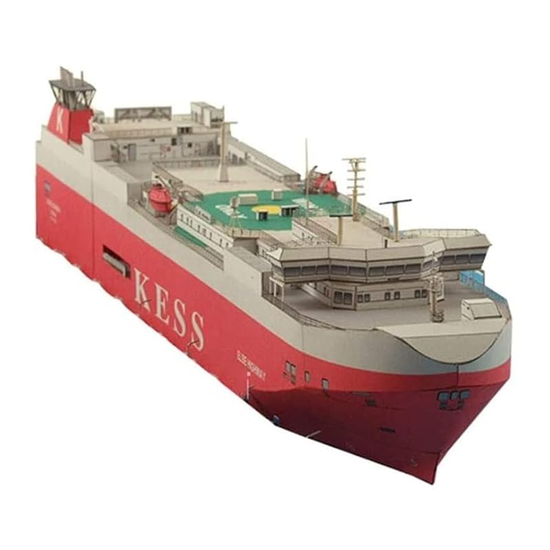 

3D assembly model paper craft boat 1/400 scale (Elbe Highway Ro-Ro ship)