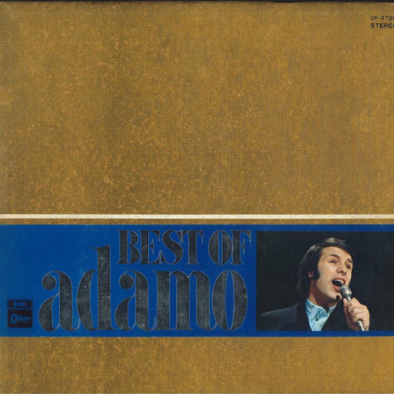 

LP Record ADAMO - Best Of Adamo OP9785 ODEON 1973 Japan Pop Used