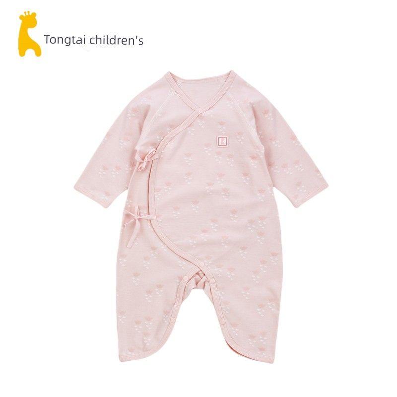 

Tongtai 0-12 Months Newborn Baby Clothes for Boys and Girls, Pure Cotton Lightweight Butterfly Romper Jumpsuit for All Seasons