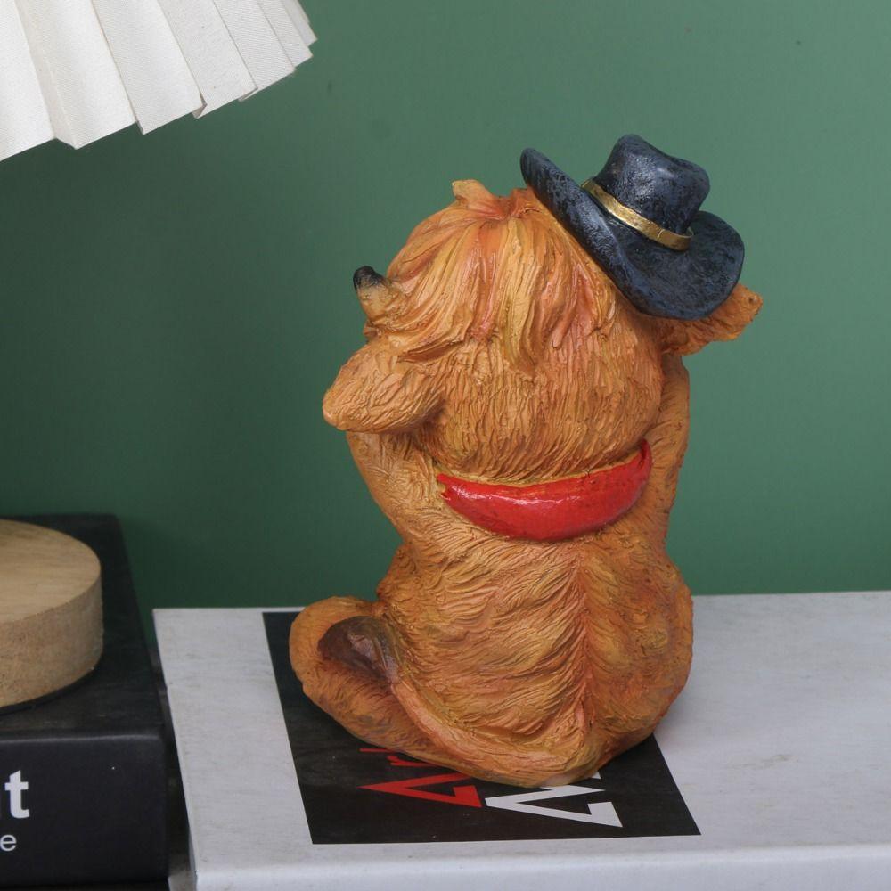 Colorful Resin Cartoon Cow Ornament Handmad Statue Highland Cow Decor Ornament Collectible Animal Action Figure Birthday Gift