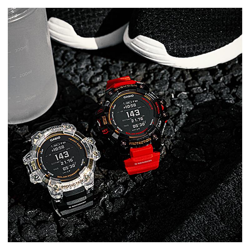 Casio G-SHOCK series fashionable watch, impact-resistant structure, waterproof, quartz movement, resin strap, Japanese and Korean GBD-H1000-1A9JR