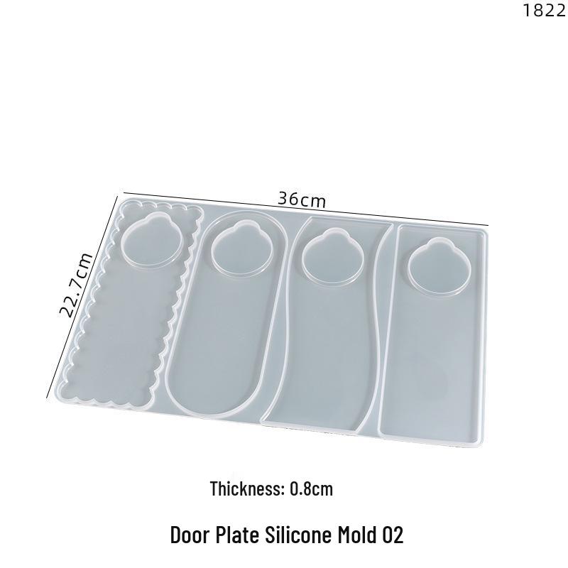 

DIY Crystal Epoxy Door Handle Hanger - Do Not Disturb Silicone Mold