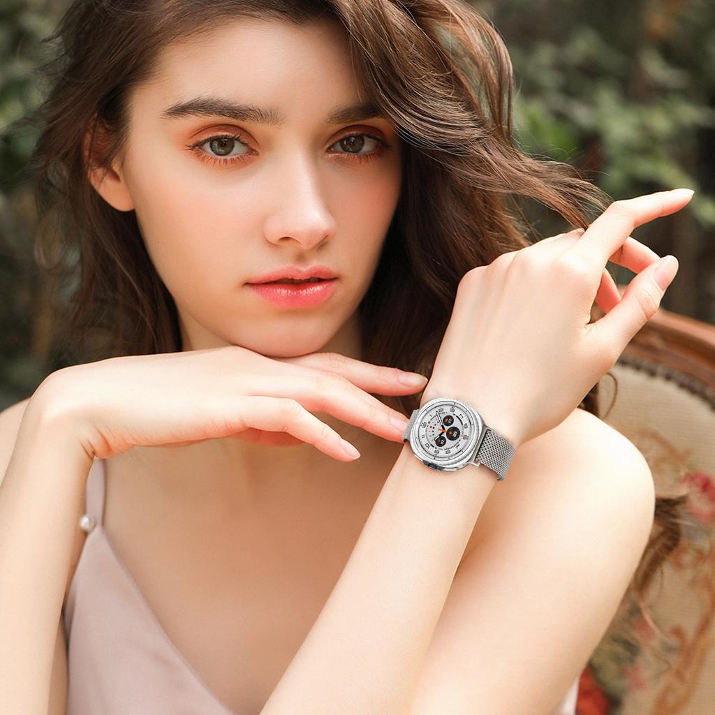 Milanese Loop Strap For Samsung Galaxy Watch 8 44mm 40mm 8 classic 46mm Thick metal Bracelet correa pulseira Galaxy Watch 8 band