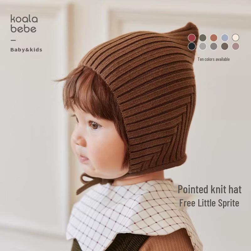 Шапка-ушанка для младенцев и малышей Koala Bibi, вязаная крючком 46