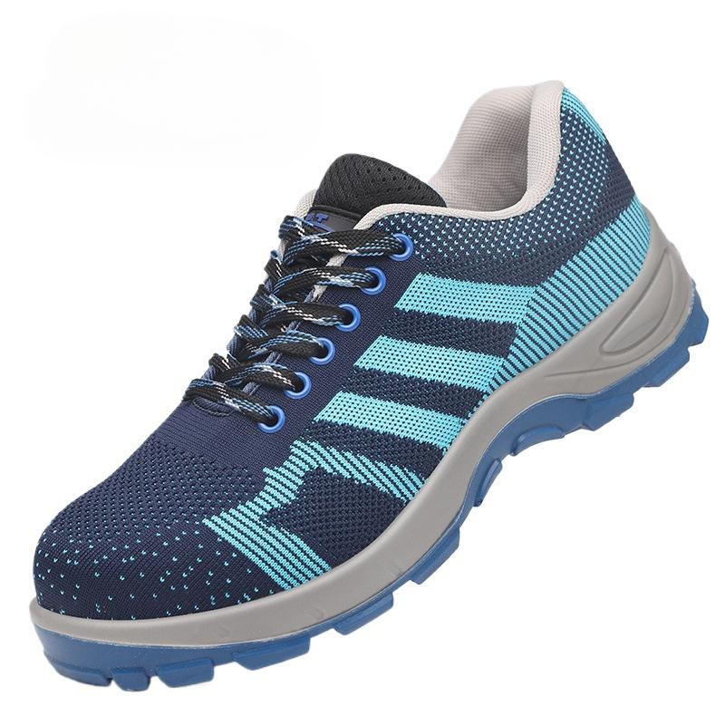 

Мужская обувь для страхования труда, ударопрочная, устойчивая к проколам, износостойкая, удобная и дышащая стальная обувь Baotou, безопасная и нескользящая для работы 46