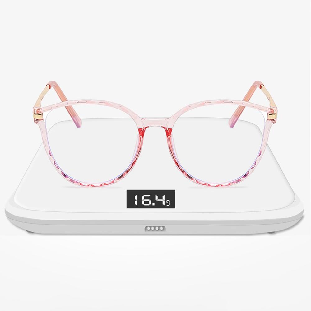 Fashion Anti Blue Light Glasses Women Computer Eyewear Designer Cat Eye Glasses Eyeglasses Lady Clear Optical Goggle Frame New