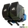 Partsline Schalter Knopf für Fensterheber Vorne Links für Clio II Laguna II Scénic II Trafic II - Ref 8200107772