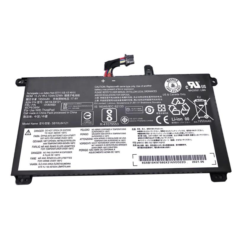 WHOLESALE New 01AV493 Laptop Battery For Lenovo ThinkPad T570 T580 P51S P52S SB10L84121 00UR890 00UR891 00UR892