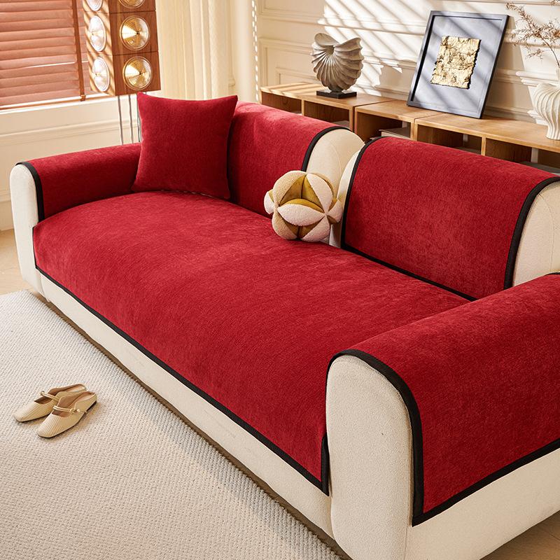 Cream Blizzard Neil Cushion Non-Slip Sofa Cover Modern Home Furnishing Universal Four Seasons Backrest Cover Breathable Sofa Cushion