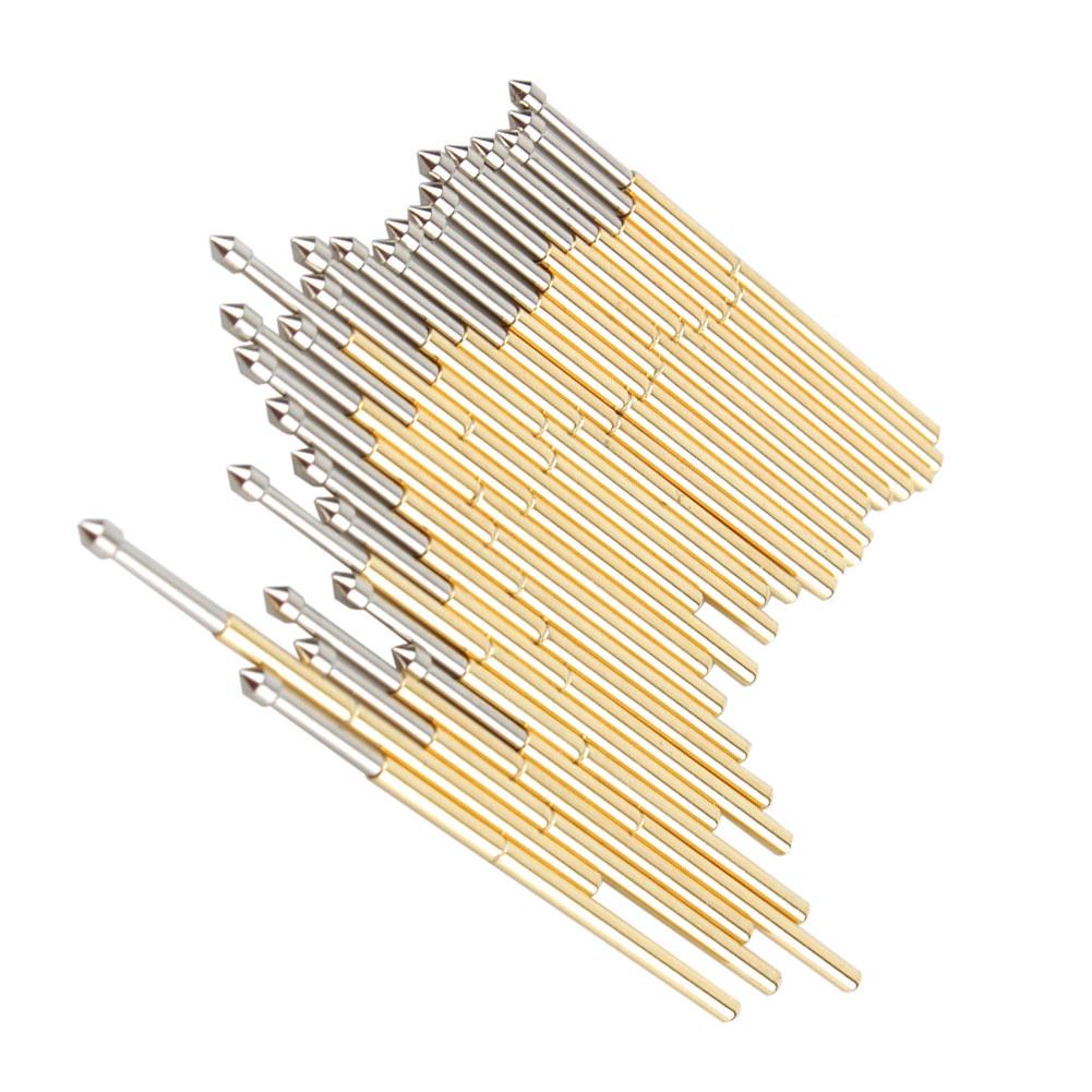 Rod Length 16mm Spring Probe Pin Round Head 100pcs for PCB Testing Rod Length 16mm Spring Probe Pin Round Head 100pcs for PCB Testing