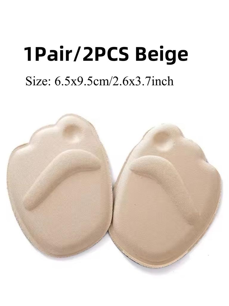 1-4Pirs High Heel Foot Cushions Forefoot Anti-Slip Insole Breathable Shoes Women Protection Foot Pad Supports Inserts