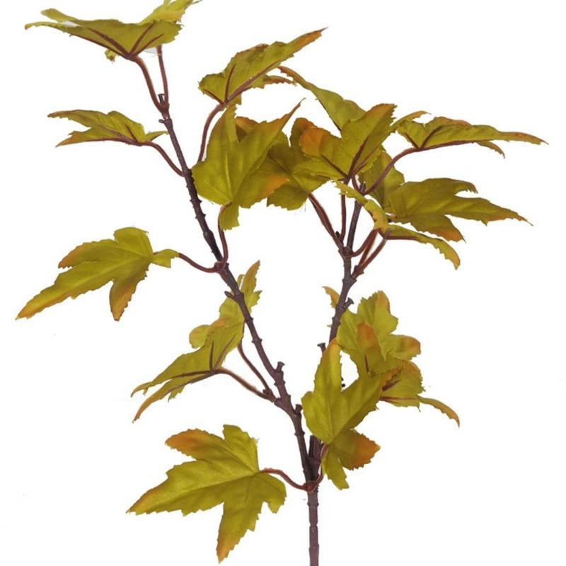 4 bucăți artificiale frunze de arțar ramuri 39 cm frunze de toamnă false plante pentru casă bucătărie fermă masa de Ziua Recunoștinței șemineu decor de Halloween