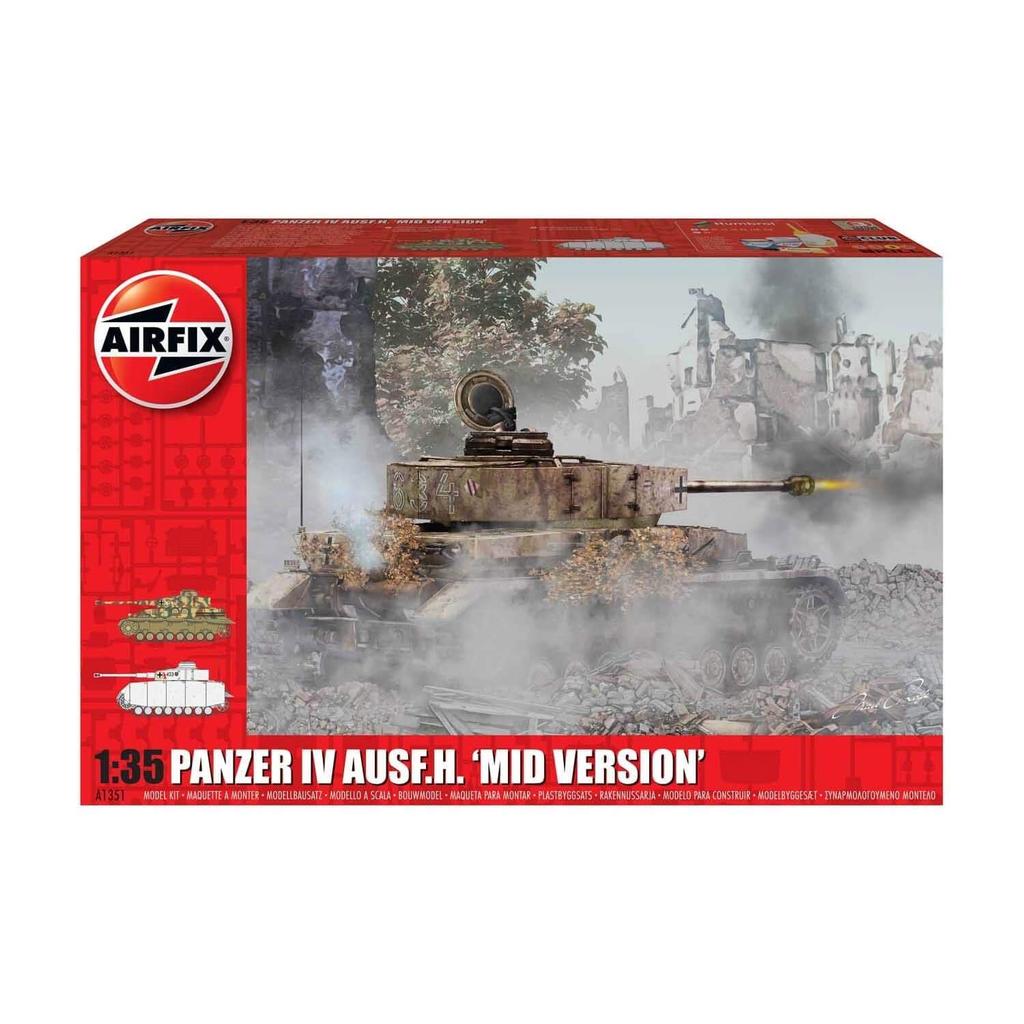 Airfix German Army IV H Type Medium Tank Plastic Model X1351 1/35 Mid-Type