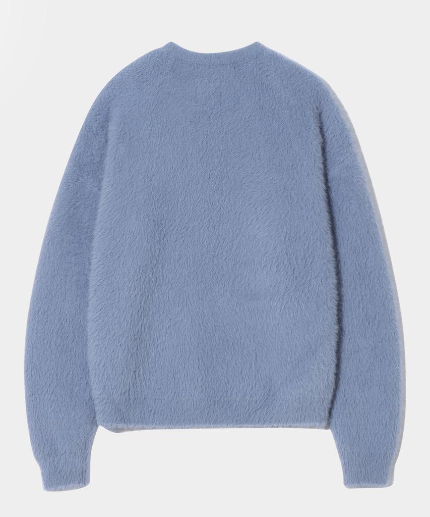 Dimiteulibeullaeg Essential Hairy Round Knit_Sky Blue
