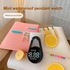LED Digital Hanging Watch Night Light Energy Saving Silent Electronic Clock for Bedroom Living Room Wall Decor