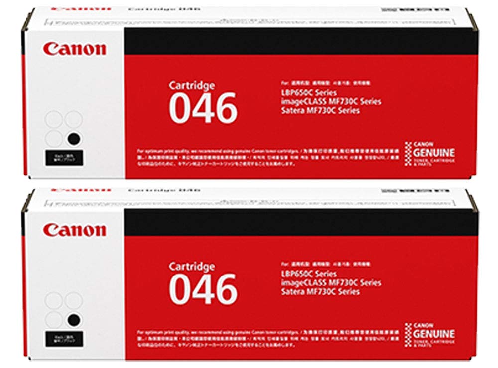 

Canon Toner Cartridge Genuine Black Set of 2 CRG-046 чорний