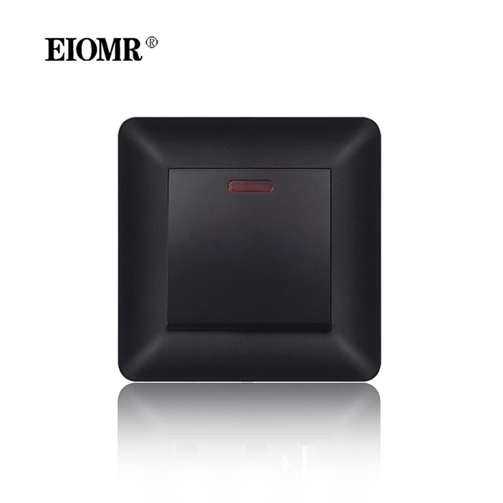 EIOMR France Standards Grounded Wall Socket 16A 250V with USB and Type-C Port Quality Curved Flame Retardant Panel Power Socket