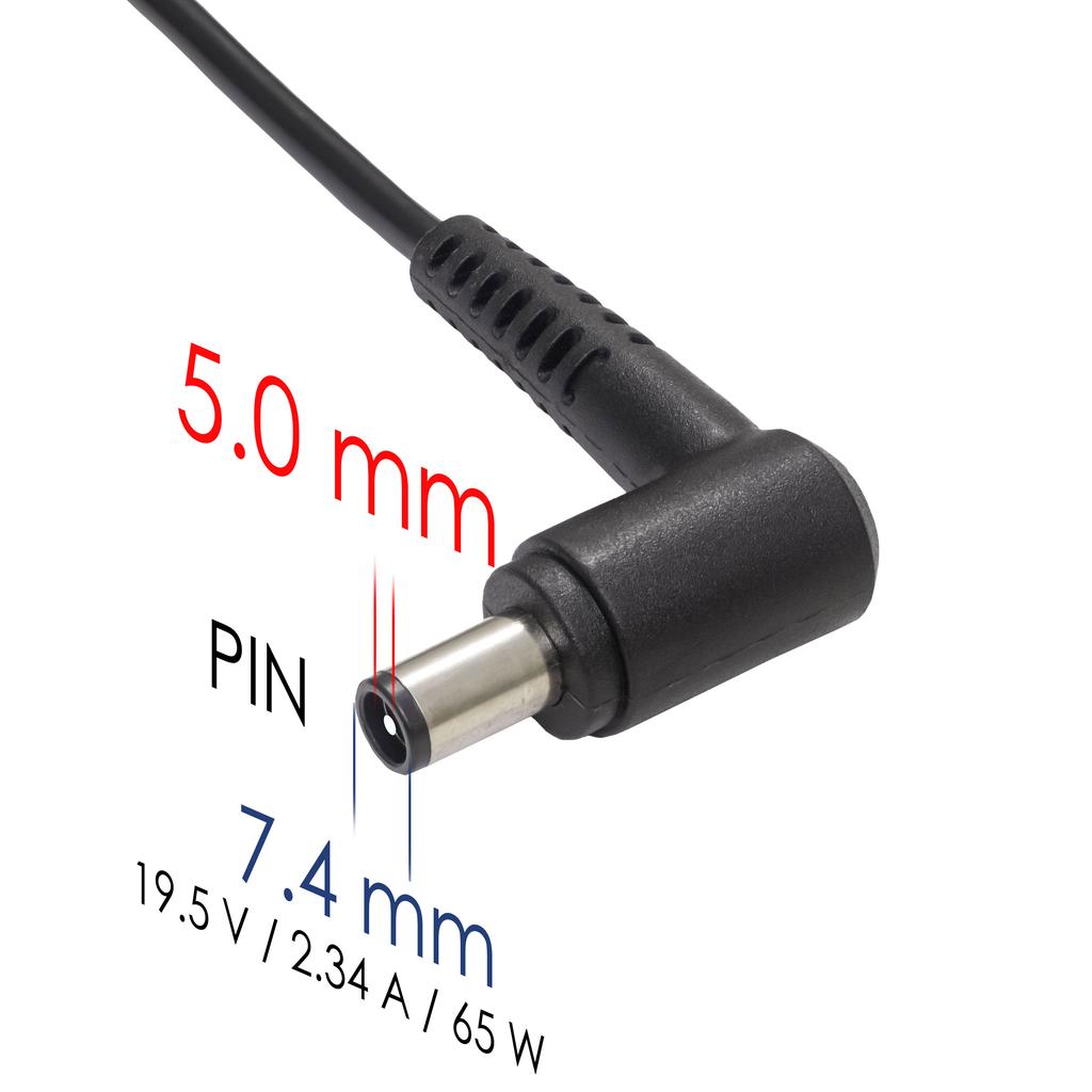 Akyga Ak-Nd-05 Power Adapter For Hp Dell Laptop 19.5V 3.34A 65W 7.4 X 5.0 + Pin