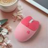 Søt katt trådløs USB-mus for kvinner og kompatibel med PC-er og bærbare datamaskiner 2,4G Barn, Stilig, Fargerik, Stillegående, (Rosa katt)
